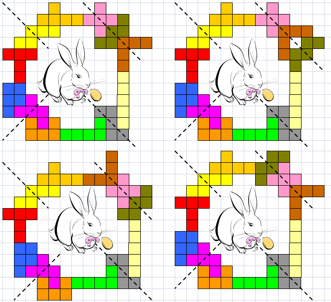 Pentomino en Paashaas